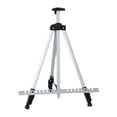 thumbnail image 1 of KLKCMS Collapsible Display Easel Tripod Stand Durable Non Slip Folding Tripod for Shows Argent, 1 of 9