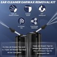 thumbnail image 3 of LAICAIW Ear Wax Removal Kit, Water Powered Ear Cleaner Ear Cleaning Kit Rechargeable Ear Irrigation Flushing System with 3 Pressure Settings Professional Earwax Removal Kit with Basin & 6 Replaceable, 3 of 7