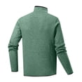 thumbnail image 4 of Lovzfmll Chandail à Capuchon Polartec pour Homme, Haute Élasticité, Fermeture Éclair, Poche, Chaud, Course, Vert, TP, 4 of 6