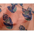 thumbnail image 4 of oneOone Silk Tabby Fabric Leaves & Floral Block Fabric Prints By Yard 42 Inch Wide, 4 of 4