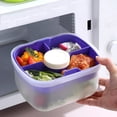 thumbnail image 4 of Dvruxg Lunch Box for Adults Large Bento Case Food Sections Reusable Salad Container Heat-up Feature for Travel, 4 of 5