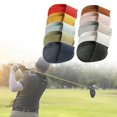 thumbnail image 3 of Golf Head Covers PU Portable Protector for Training! Golf Playing Exercising Athlete Travel Golf Training Multi Color Size Small, 3 of 9