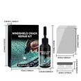 thumbnail image 2 of Meitianfacai Automotive Windshield Repair Kit Fast-Acting Crack Solution Clear Vision Restoration Glass Damage Repair Fluid Professional Grade, 2 of 2