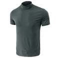 thumbnail image 2 of Chemises à Manches Courtes pour Hommes Manches Courtes Décontractées Mode Col Montant Chemise de Base T-Shirt Blouse Hommes Chemises Manches Courtes Chemises pour Hommes Manches Courtes Décontractées Chemises pour Hommes Décontractées Manches Courtes, 2 of 5