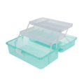 thumbnail image 2 of jifeng Large Stackable Box - Portable - Dividers for Organizers Storage Container for Green, 2 of 9
