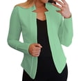 thumbnail image 1 of 2025 Womens Casual Pocketed Blazers Plus Coat Draped Open Front Cardigans Womens Sweaters Plus Size 2X Jacket Work, 1 of 8