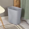 thumbnail image 2 of Sterilite 22L Weave Wastebasket- Grey, 2 of 7