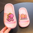 thumbnail image 3 of Ketyyh-chn99 Pantoufles pour Bébé Filles Garçons Pantoufles Sandales Antidérapantes Pantoufles Légères Chaussures de Douche Enfants Plateforme Semelle Épaisse Sandales à Enfiler pour Enfants Rouge,9, 3 of 4