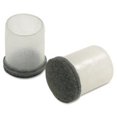 thumbnail image 1 of Lorell LLR42592 Clear Sleeve Floor Protectors- 8 Per Bag - 1.63 In., 1 of 3