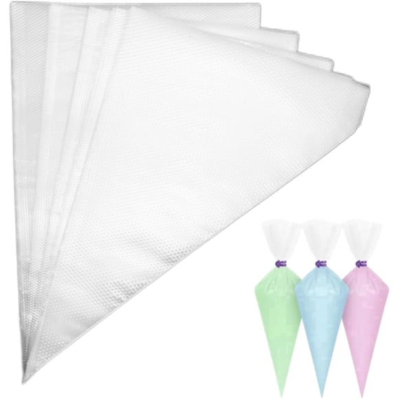 200PCS Disposable Piping Bags,Anti-Burst & Non-Slip Pastry Bags 12 Inch for Cake Cream Decorating