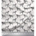 thumbnail image 1 of Soimoi Polyester Crepe Fabric Dalmatian Dog Decor Fabric Printed Yard 52 Inch Wide, 1 of 3