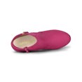 thumbnail image 4 of Unique Bargains Women's Side Zip Low Platform Block Heel Ankle Booties, 4 of 7