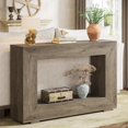 thumbnail image 5 of Tribesigns Farmhouse Console Table, 47" Wood Hallway Table with Storage for Hallway, Gray, 5 of 5