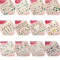 thumbnail image 3 of Xingzhi Nails Art Sticker Merry Christmas 3D Golden Elements Nail Wrap Sticker Tips DIY Manicura Stickers Tool, 3 of 8