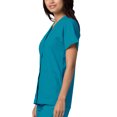 thumbnail image 3 of Adar Universal Scrubs For Women - Snap Front Scrub Top, 3 of 7