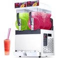 thumbnail image 1 of 3L x 2 Tank Commercial Slushy Machine - Frozen Beverage Maker with Automatic Cleaning for Cafe Restaurant and Home Use, 1 of 8