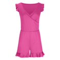 thumbnail image 4 of QHFBli Swim Romper with Built in Bra and Pockets Swim Dress Modest One Piece Swimsuit Full Coverage Bathing Suit, 4 of 6