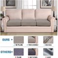 thumbnail image 2 of Super Stretch Stylish Cushions Covers/Furniture Cover Spandex Jacquard Small Checked Pattern Super Soft Slipcover Washable Individual, 2 of 7