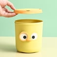 thumbnail image 4 of Dustbins & Waste Baskets Mini Trash Can With Lid Cute Tabletop Flip Small Trash Can 2.2L Tabletop Trash Can Suitable For Bathroom Kitchen Office Dressing Table Trash, 4 of 5