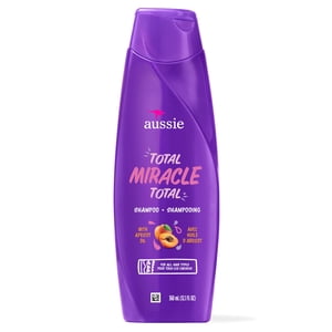 Aussie Paraben-Free Total Shampooing miracle avec apricot & Macadamia pour les dommages aux cheveux