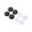 F, variant on Universal Wheel Self Caster Stainless Steel 360° Swivel Small Casters For Coffee Machine Air Fryer Microwave Drill Sticky Roller Home Kitchen Bathroom 4PCS