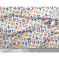 thumbnail image 2 of Soimoi Poly Georgette Fabric Flower Artistic Fabric Prints by Yard 52 Inch Wide, 2 of 3