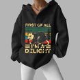 thumbnail image 2 of WEAIXIMIUNG Oversized Sweatshirts Women's Trend Print Loose Hoodie, 2 of 4