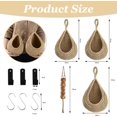 thumbnail image 2 of ZYNERY 4Pcs Hanging Mesh Storage Hanging Kitchen Baskets Set,Wall Hanging Vegetable Fruit Weave Storage with 6Pcs Hooks, 2 of 14