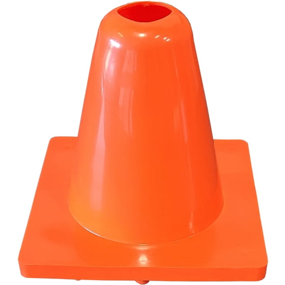 PRISP Cône en PVC Orange Souple - Cône d'Entraînement Résistant pour l'Intérieur et l'Extérieur