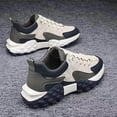 thumbnail image 4 of Chaussures de Marche pour Hommes Antidérapantes Respirantes Espadrilles Antidérapantes pour la Randonnée Courts Voyages Plein Air Blanc 40, 4 of 8