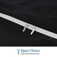 thumbnail image 4 of 500 TC 100% Egyptian Cotton Duvet Cover Zipper Closur Ultra Soft Durable and Fade Resistant Solid Pattern, 4 of 7