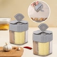 thumbnail image 5 of Leodye 1PCS Four In One Seasoning Box Kitchen Flip Transparent Seasoning Jar Portable Spice Container for Outdoor Barbecue Camping and Daily Cooking -2.56*3.35IN, 5 of 5