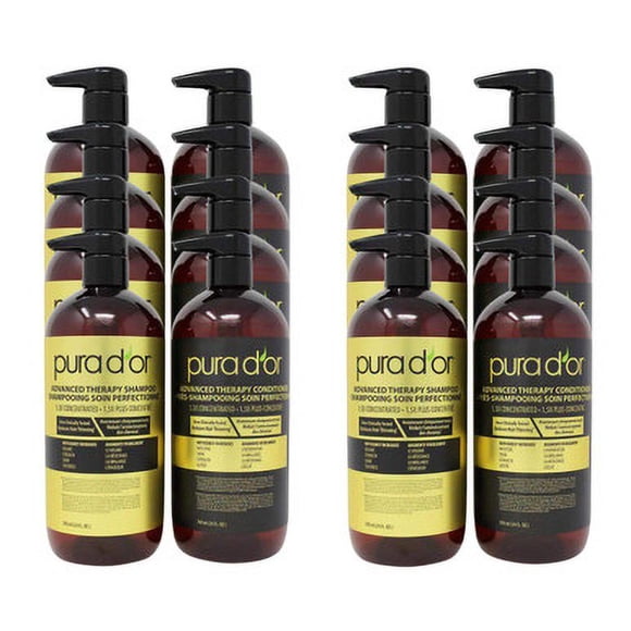 Pura D'Or Shampoing et Revitalisant Avancés, 2 x 709 ml (8/caisse)