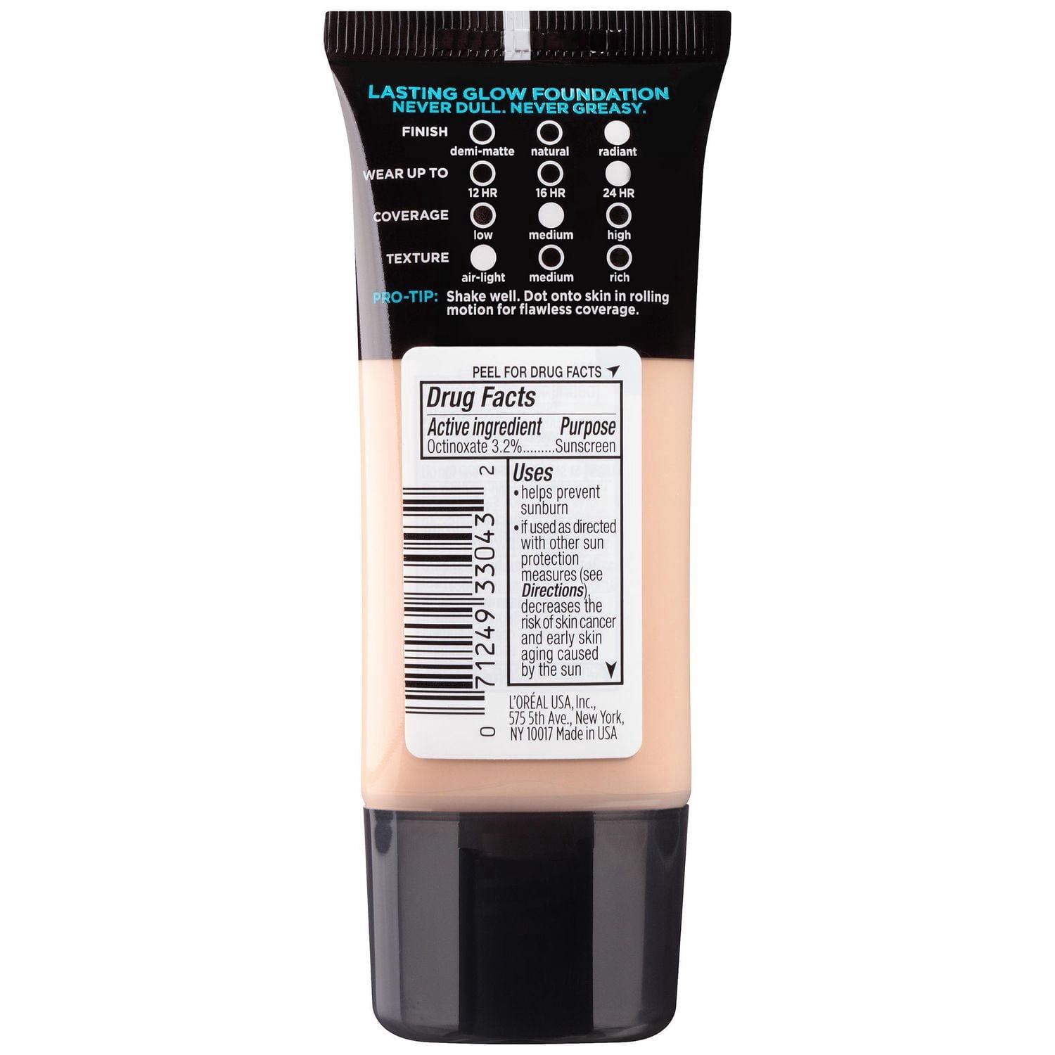 L'Oréal Paris Fond de teint Infallible Pro-Glow