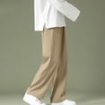 thumbnail image 1 of Pantalon Homme Mode Homme Été Ajusté Décontracté Uni Classique Pantalon Long, 1 of 1