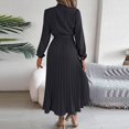 thumbnail image 5 of Birdeem Robes pour Femmes Manches Longues Mode Couleur Unie Col Montant Taille Robes Manches Longues pour Femmes, 5 of 5