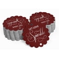 thumbnail image 2 of Inkdotpot Let Love Sparkle Wedding Bottle Tag Real Silver Foil Favor Hang Tags 100 Pack, 2 of 6