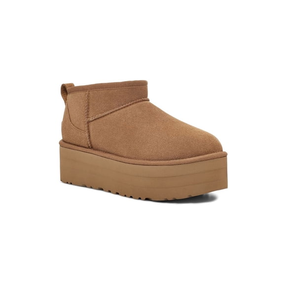 UGG Women's Classic Ultra Mini Platform Boots Chestnut - 1135092-CHE