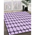 thumbnail image 3 of Ahgly Company Machine Washable Indoor Round Transitional Orchid Purple Area Rugs, 7' Round, 3 of 7