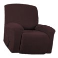 thumbnail image 3 of Housse de Fauteuil Inclinable 1 Pce en Jacquard Doux à Haute Extensibilité, Housse de Sofa, Housse de Fauteuil Inclinable Bronze, 3 of 8