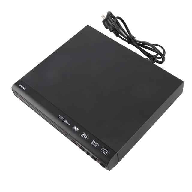 Mini HD DVD Player, CD Player with Built in PAL NTSC USB 2.0 Interface & Remote Control, Small DVD Player for TV, Compatible with DVD, CD DA, MP3, CD R, CD RW
