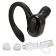 thumbnail image 2 of Business Earpiece, Stereo IPX4 Waterproof Single Ear  Headset Ergonomic Design USB Charging Black  for Driving for Sports, 2 of 7