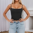 thumbnail image 2 of Women's Everyday Layering Tank Top with Adjustable Straps and Removable Padding for Casual Wear and, 2 of 6