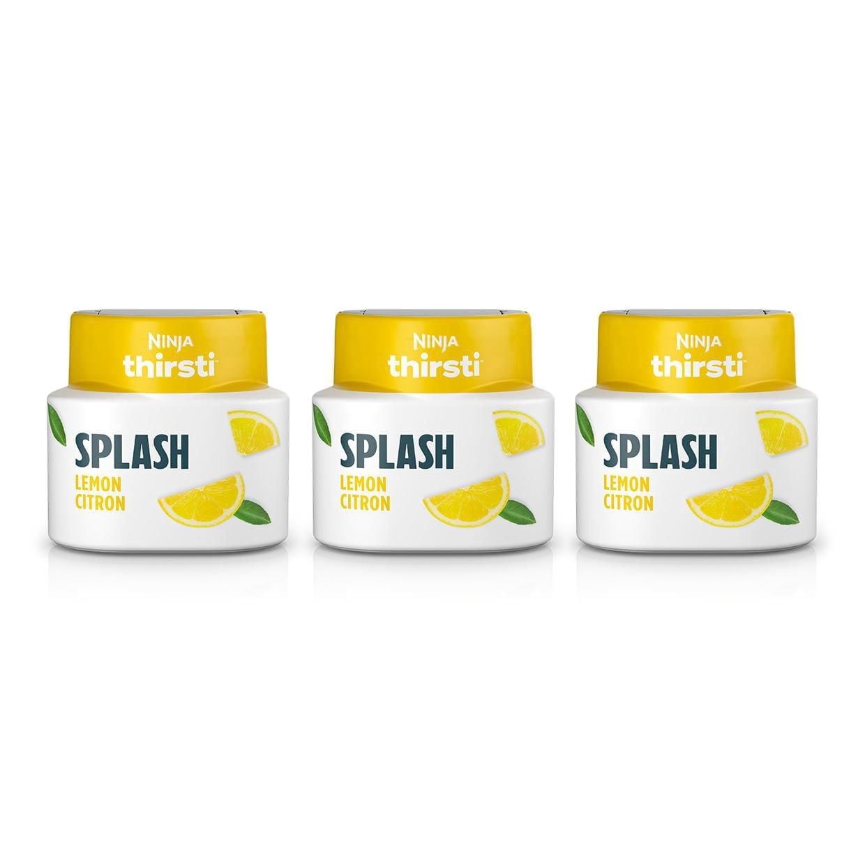 Gouttes d’eau aromatisée au citron acidulé Ninja Thirsti SPLASH (non sucrées), WCFLMN6C