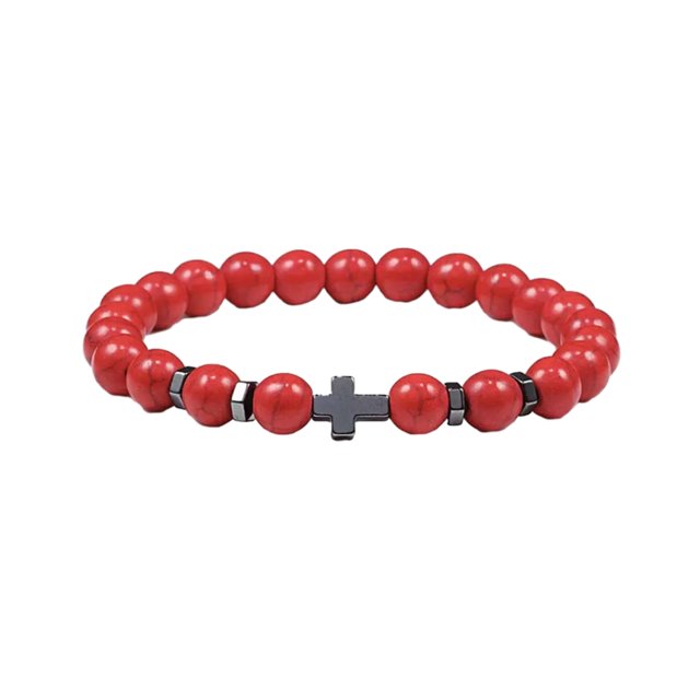 Redempat Fashionable And Comfortable To Wear Unisex Beaded Bracelets For Everyday Chic Korean pine 1Set