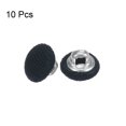 thumbnail image 3 of Unique Bargains 10pcs 16L Fabric Cloth Covered Button 10mm Round Metal Shank Sewing Buttons for Suits Dress Blouses, Navy Blue, 3 of 5