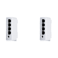 thumbnail image 3 of 2 Pcs 4 Ports 1 à 3 Ports Extendeur PoE Passif Cascadable IEEE802.3Af 100Mbs pour Transmission IP Répéteur Interrupteur NVR IP, 2 x Extendeur Réseau, Blanc, 3 of 8