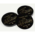 thumbnail image 3 of Inkdotpot Pack Of 100 Real Gold Foil Paper Tags Thank You For Celebrating With Me Birthday Favor Hang Tags, 3 of 6