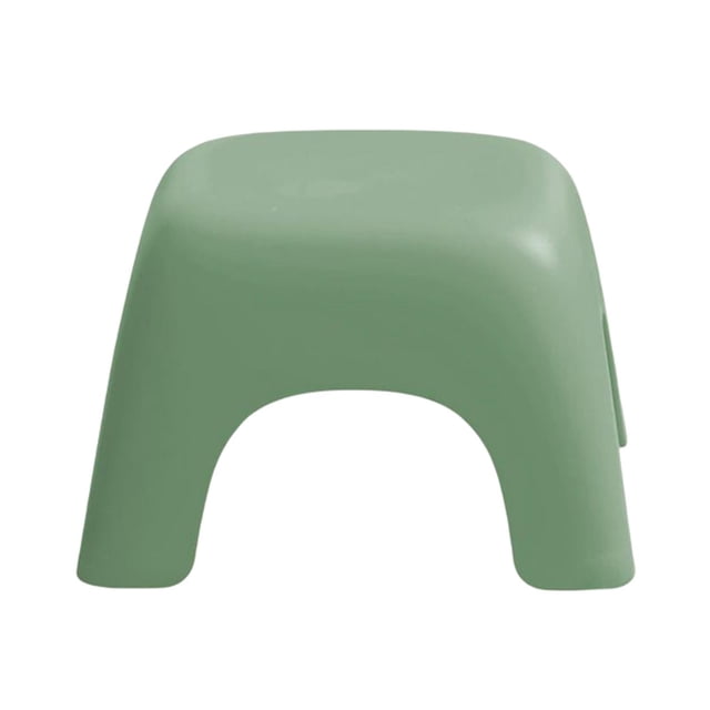 Banc simple Maison Rond et Confortable pour Salle de Bain Salle de Jeux Filles Vert