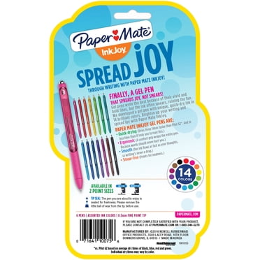InkJoy Gel Pens .5mm 6/Pkg-Assorted